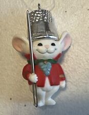 Hallmark 1982 Keepsake Christmas Ornament Thimble Mouse 5th Series Tree Trimmer