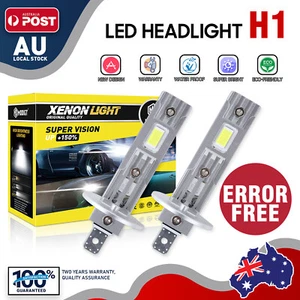 2PCS H1 LED Headlight Globes Dipped Beam High Beam Fits Audi A3 1990-1999 6500K - Picture 1 of 15