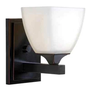 Kenroy Home Lighting - 93225ORB - 1 Light Wall Mount Black & Brushed Nickel - Picture 1 of 1