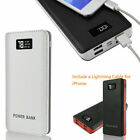 30000000mah Portable Power Bank LCD LED 4 USB Battery Charger For Mobile Phone