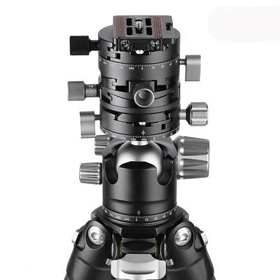 New Leofoto G2 GEAR HEAD 3 In 1 Panoramic Geared Ball head Tripod Head BlackPaYm - Image 1 of 4