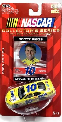 Nascar Racing Champions 2003 Scott Riggs #10 Nesquik Chase The Race 1:64 Scale - Image 1 of 4