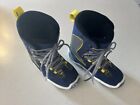 Kemper Snowboard Boots Mens Size 8 Twisted Blue/Yellow