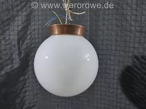 Deckenlampe Kugellampe Weiß Art Bauhaus Stil Kugelschirm Ø 24 cm Deckenleuchte - Bild 1 von 16