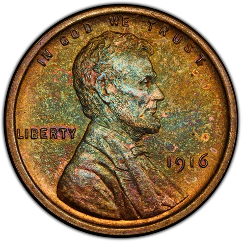 1916 PCGS PR64 600 Minted 🔴 Matte PROOF Lincoln Wheat Cent ✅ Rare Key Date 1C ✅ Cover