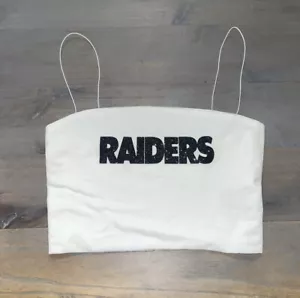 Women’s NEW Las Vegas Raiders Ultra Crop top Football Sports NFL Cropped Black - Picture 1 of 1
