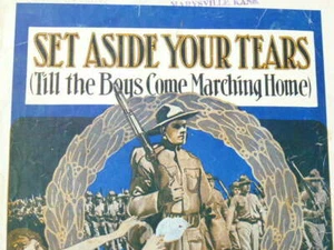 US WWI, sheet music, Patriotic cover - Picture 1 of 8