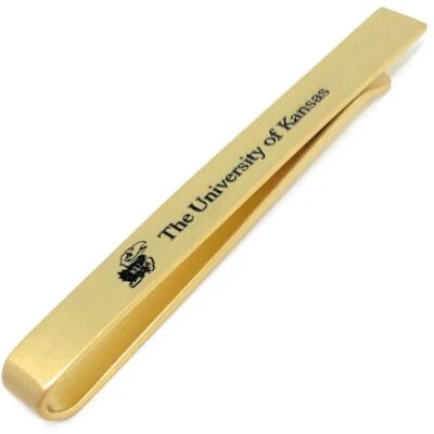 Kansas Jayhawks KU Corbata Clip Oro Barra Set de Regalo Foto 1 de 4
