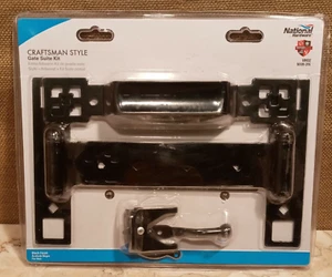 Gate Suite Kit Craftsman Style National Hardware , Gate hardware. - Picture 1 of 8