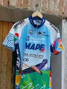 MAGLIA SHIRT MAILLOT Mapei CICLISMO CYCLISM BICI STELVIO 2006 MAPEI tg. 50 - Foto 1 di 10