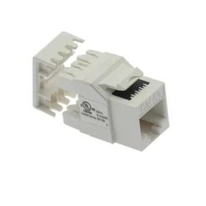 CAT5E RJ45 110 Tipo 180° Keystone Jack Blanco - Imagen 1 de 1