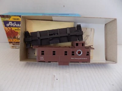 CABOOSE, FOR NORTHERN PACIFIC   RR. BY ATHEARE HO SCALE  PO  KIT - Image 1 of 4