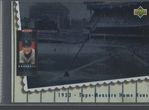 Upper Deck Mantle Heroes #65 Mickey Mantle 1994/cinta métrica 1953 hogar/funciona - Imagen 1 de 1