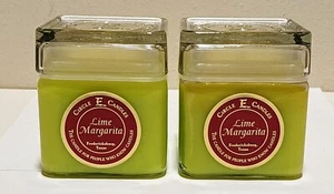 2pc Circle E 12oz Lime Margarita Candles | Lot of 2 Candles - Picture 1 of 2