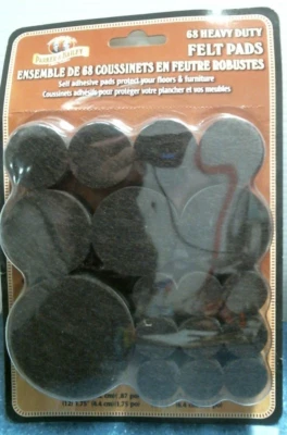 Parker & Bailey 68 Heavy Duty Self Adhesive Felt Pads  (25468) FS - Image 1 of 4