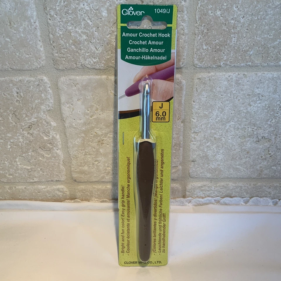 Clover Clo1049-j Crochet Hook Amour Size J 6 00mm