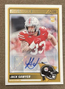 2025 Score Jack Sawyer Auto RC Rookie #83 - Steelers/Ohio State READ DESCRIPTION - Bild 1 von 6