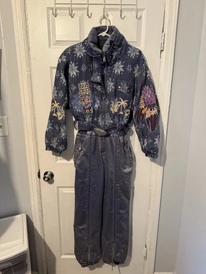 Vintage Bogner Ski Suit One Piece Embroidered W/ Belt Size 10 Y2K - Image 1 of 4