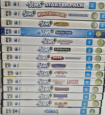 The Sims 3 Windows PC/MAC Expansion Packs, Stuff & More Lot Bundle 16 Games - Image 1 of 4