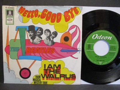 THE BEATLES  7" : HELLO, GOOD BYE / I AM THE WALRUS = 12/1967 TOP - Bild 1 von 2