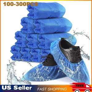 Shoe Covers Disposable Non Slip Boot Covers 100-300 Pack Dust Proof - Picture 1 of 16