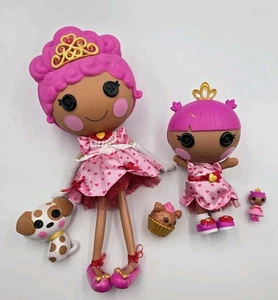 Seltenes Lalaloopsy Princess Sew Royal Set ~ große & kleine Schwester, 2 Haustiere und eine Puppe - Bild 1 von 24