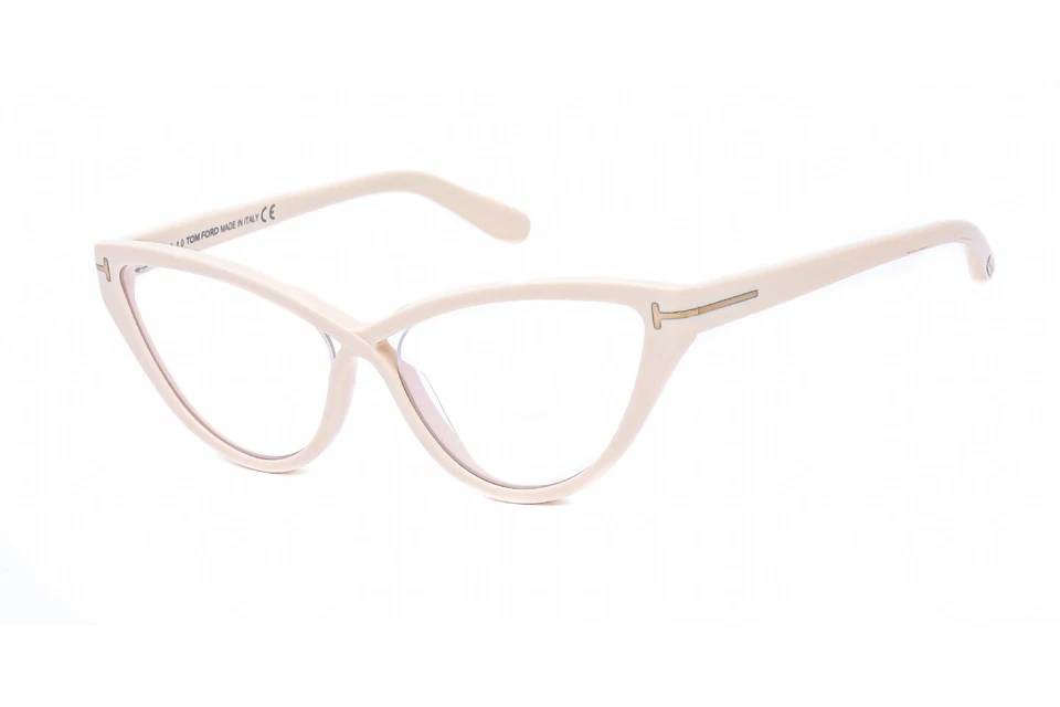 Tom Ford Ft5729-b 025 Eyeglasses Ivory Frame 56 Mm