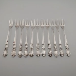HERITAGE 1847 Rogers Bros International Plato de Plata (11) Tenedores de Cóctel/Marisco - Imagen 1 de 21