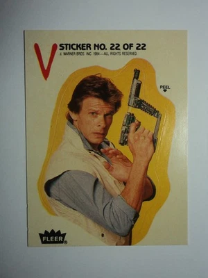 FLEER 1984 " V " (THE SERIES) - STICKER 22 OF 22 - Image 1 of 4