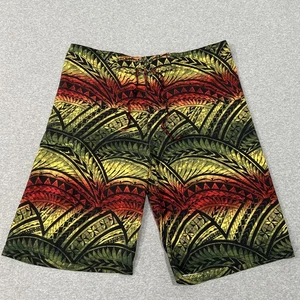 Wailoa Surf Shorts Mens Size 34 (4 Way Stretch) Board Short Rainbow Tribal Swim - Picture 1 of 8