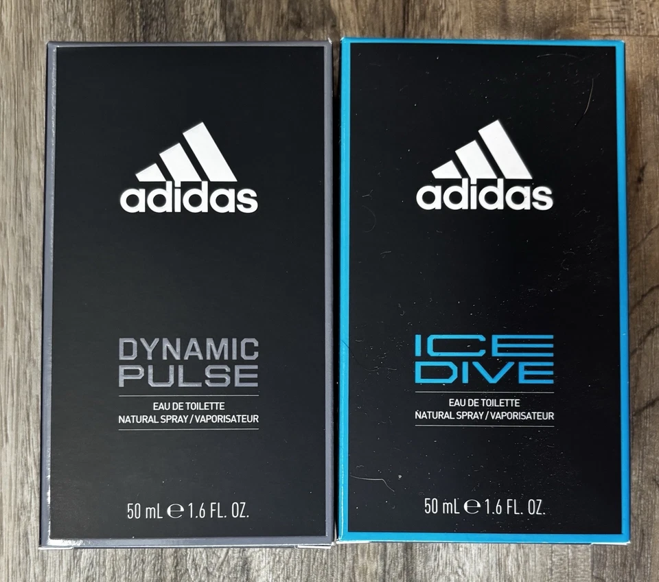 Adidas Dynamic Pulse & Ice Dive eau de toilette spray para hombre 1,6 fl oz 1 de cada uno Foto 1 de 1