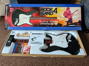 Rock Band 4 Fender Guitar in original Box & RB 4 Game / compatible with PS4 PS5 - Picture 1 of 5