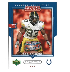 2004 Upper Deck Diamond Collection All-Star Lineup Bob Sanders #AS58 Rookie RC - Bild 1 von 2