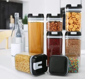 Contenitori Ermetici per Alimenti Cucina: Pasta Barattoli 7 Pezzi - Foto 1 di 5