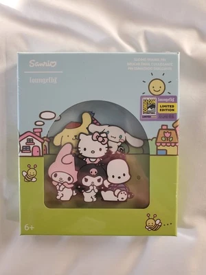  2025 SDCC Loungefly Exclusive Hello Kitty Slider Pin LE 800 NEW In Hand!  - Image 1 of 2