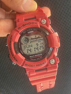 Gshock Frogman Gwf1000red группы и ободок только (часы не включены) - Изображение 1 из 4
