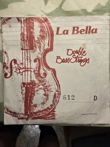 LaBella Upright String Bass  D String  No.612  New/Old Stock - Picture 1 of 2