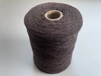 Knoll 100% Lambswool Knitting Weaving 2/17nm Yarn Brown Holst LW123, 417g - Image 1 of 4