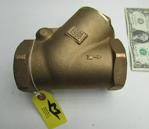 Neu Milwaukee 2" NPT Bronzeguss Rückschlagventile, 400 PSI WOG 200 WSP Dampf 508-200 - Bild 1 von 14