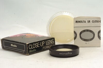 @ SakuraDo Camera @ Mint! @ Minolta Close-Up Lens No.1 for SR 52N 52mm Filter - Image 1 of 4