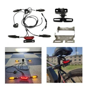 E-Bike Licht-Sets Scheinwerfer/Rücklicht/Blinker für 36V/48V/60V-E-Bike Parts - Picture 1 of 20