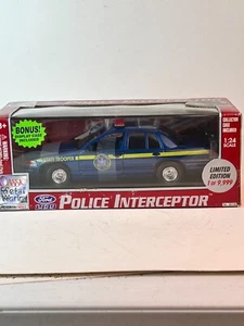 Classic Metal Works 1:24 Scale 1999 Ford Police Interceptor NY State Trooper - Picture 1 of 14
