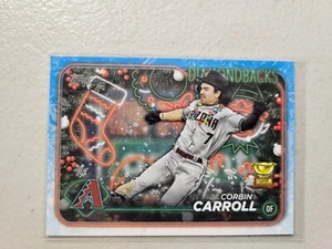 2024 Topps Holiday Lights Variation SP #H42 Corbin Carroll Arizona Diamondbacks - Picture 1 of 2