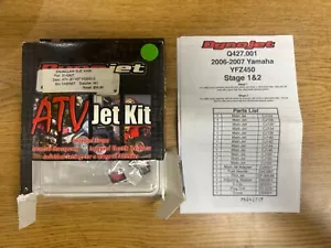 2006-2007 YAMAHA YFZ450 DYNO JET JET KIT STAGE 1 & 2 - Picture 1 of 1