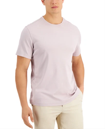 Camiseta de manga corta ALFANI Tornado Sky Purple Supima mezcla de algodón para hombre NUEVA XL Foto 1 de 1