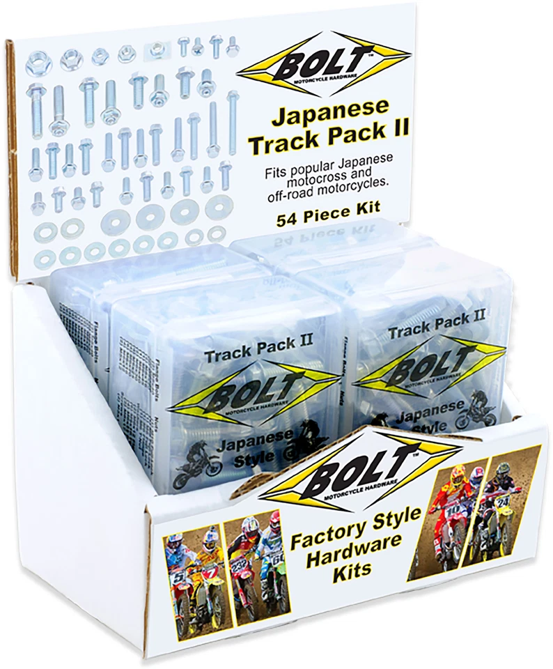 Kit de herrajes Bolt Japanese Motorcycle Track Pack II 2003-6JTP Foto 1 de 1
