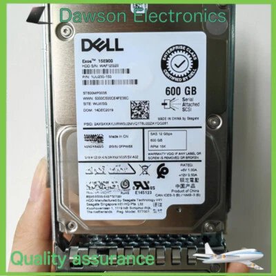0FPW68 Dell FPW68 ST600MP0036 2.5 SAS 600GB 512e 15K 12Gbps G14 Tray Hard Drive - Image 1 of 3