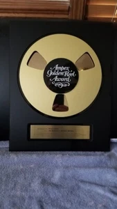 NIK KERSHAW - "HUMAN RACING" - VINTAGE ORIGINAL AMPEX GOLDEN REEL AWARD - RARE! - Picture 1 of 5