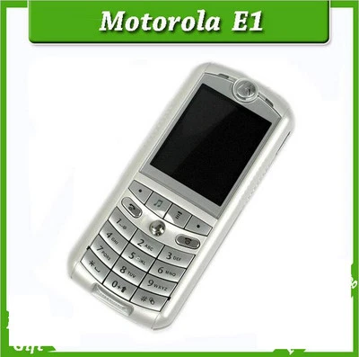 Motorola E1 Cellphone 1.3MP Camera Bluetooth English Arabic Russian Keyboard - Image 1 of 4