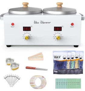 Doppel Wachswärmer Profi, Digital Einstellbare Temperatur Wachstopf Set - Bild 1 von 4